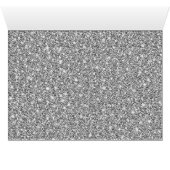 Romantic Silver Glitter Night Sky (Binnen Horizontaal (Onder))