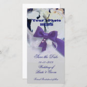 Romantic slaat de datum op save the date (Voorkant / Achterkant)