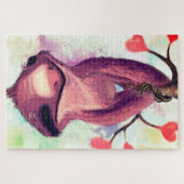 Romantic Sloth Puzzle Legpuzzel (Horizontaal)