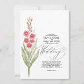 Romantic Soft Pink Flowers Summer Garden Kaart (Voorkant)