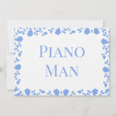 Romantic Soft Pretty Song Noms Cartes de table (Devant)