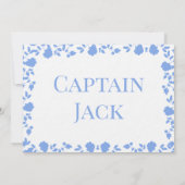 Romantic Soft Pretty Song Noms Cartes de table (Dos)