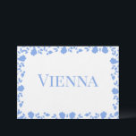 Romantic Soft Pretty Song Noms Cartes de table<br><div class="desc">Chanson Cartes de nom à la place des numéros de table,  sur un stock de carte ultra-épais texturé coton de luxe.</div>
