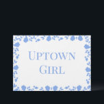 Romantic Soft Pretty Song Noms Cartes de table<br><div class="desc">Chanson Cartes de nom à la place des numéros de table,  sur un stock de carte ultra-épais texturé coton de luxe.</div>