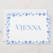 Romantic Soft  Song Names Table Cards Kaart (Voorkant)