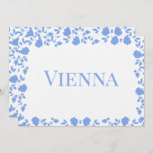 Romantic Soft  Song Names Table Cards Kaart (Voorkant / Achterkant)