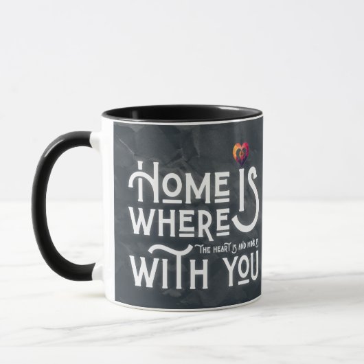 Romantic Soulmate Quote Heart Combo Mug Mok (Links)