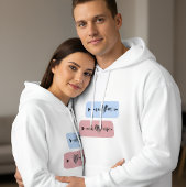 Romantic Sound Wave Heart Hoodie