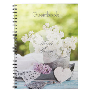 Romantic Spring Flower Floral Lilac livre d'or