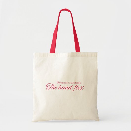 Romantic standards:  The hand flex - Pride & Preju Tote Bag (Voorkant)