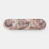 Romantic Steampunk | Shabby Chic  Ephemera Skateboard (Horizontaal)