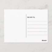 Romantic Sunset Photo Wedding Save the Date Briefkaart (Achterkant)