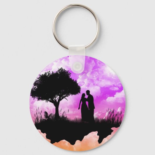 Romantic Sunset Sleutelhanger (Voorkant)