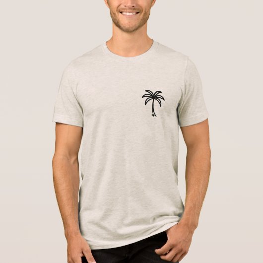 Romantic Sunset Stroll Tri-Blend Shirt (Voorkant)