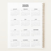 Romantic Swans in a Winter Wonderland Planner (Achterkant)