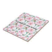 Romantic sweet cherry Blossom art Tegeltje (Zijkant)