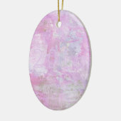 Romantic Sweet Happy Nieuwjaar 2016 Zachte Roze Keramisch Ornament (Links)