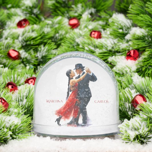 Romantic Tango Dance Couple Personalized Gift (Noël)