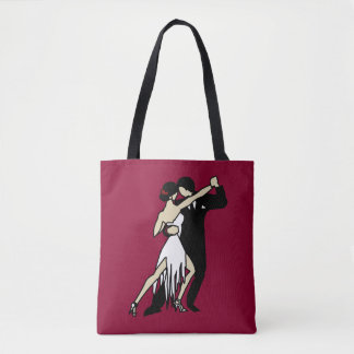 Romantic Tango Dancers Tote Bag