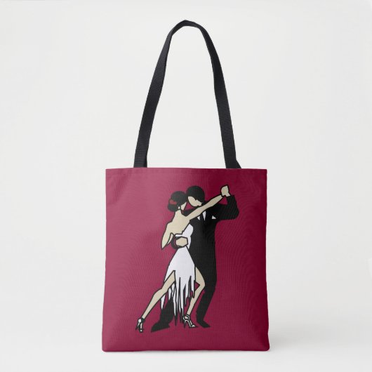 Romantic Tango Dancers Tote Bag (Voorkant)