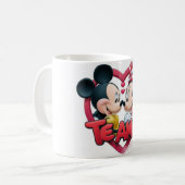 Romantic “Te Amo” Cartoon Couple Mug (Devant gauche)
