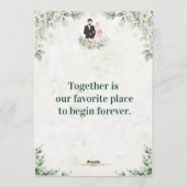 Romantic Timeless Wedding Invitation | Elegant  (Dos)