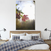 Romantic Trees & Flowers – Botanical Fantasy Boho Canvas Afdruk (Insitu (Slaapkamer))