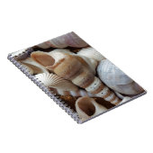 Romantic Tropical Exotic Sea Shells Beach Love Notitieboek (Rechterzijde)
