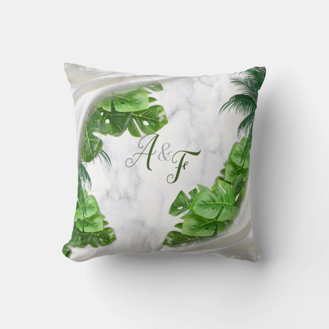 Romantic Tropical Pillow Kussen (Voorkant)