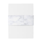 Romantic Tropical Wedding Belly Band Uitnodigingen Wikkel (Achterkant Voorbeeld)