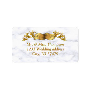 Romantic Tropical Wedding Labels