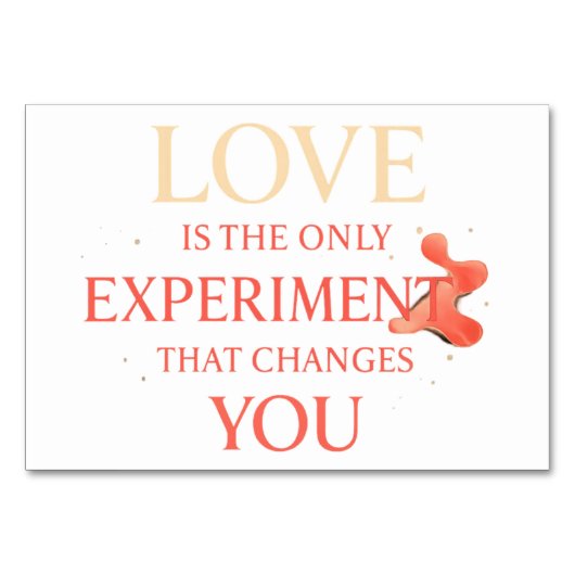 Romantic Typography Art Kaart (Voorkant)