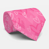 Romantic Valentine's Day Men's Accessory Stropdas (Opgerold)