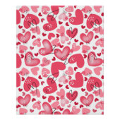 Romantic Valentines Heart Wall Art Perfect Poster (Voorkant)