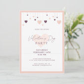 Romantic Valentines invitation de fête (Debout devant)