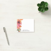 Romantic van het bureau van Waterverf Bouquet Post-it® Notes (Kantoor)