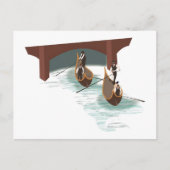 Romantic Venice Gondolas Briefkaart (Voorkant)