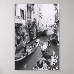 Romantic Venice Italië Gondola Canal Ride Poster