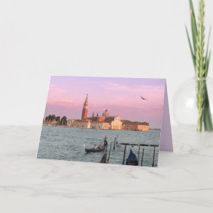 Romantic Venice Italië Wenskaart Kaart