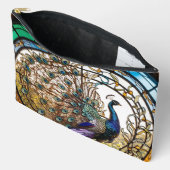 Romantic Vintage Peacock Makeup Purse Etui (Open)