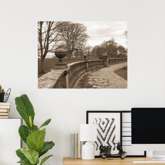 Romantic Walk Path Poster (Thuiskantoor)