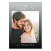 Romantic Warm Minimalist Photo Kaart (Achterkant)