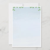 Romantic Watercolor  Garden Wedding Invitation (Dos)