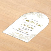 Romantic Watercolor Wedding Invitation with Roses (Poser)