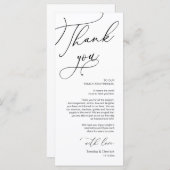 Romantic Weddenschap Plaatsbepaling Bedankt voor j Programma (Voorkant / Achterkant)
