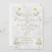 Romantic Wedding Bells & Champagne Flutes Kaart (Achterkant)