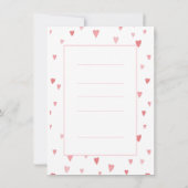 Romantic Wedding Bride Kaart (Achterkant)