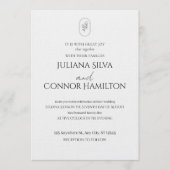 Romantic Wedding Invitation | Chic & Modern  (Devant)