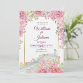 Romantic Wedding Invitation | Elegant Modern (Debout devant)