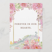 Romantic Wedding Invitation | Elegant Modern Kaart (Achterkant)